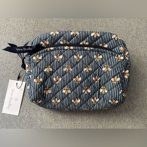 NWT Vera Bradley medium Cosmetic bag - Bees Navy